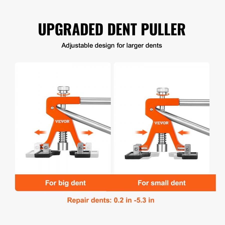 VEVOR Car Body Dent Puller Bridge Lifter Tool Paintless Hail Remover Repair Kit