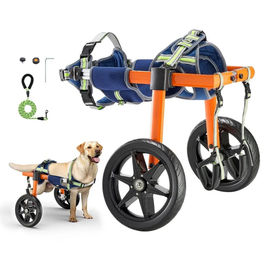 VEVOR Dog Wheelchair for Back Legs – 15.8–21.7kg, 2 Wheels