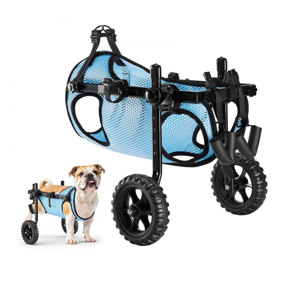 VEVOR Back Leg Wheels for Dogs – 33 Lbs, Adjustable