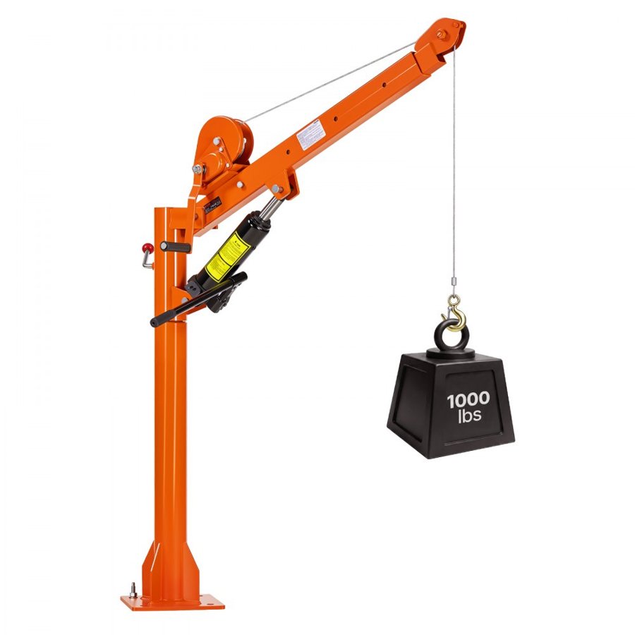 VEVOR Truck Hitch Mounted Crane – 453.6 kg, 360° Boom