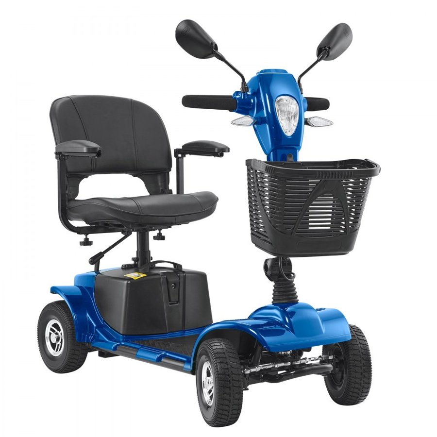 VEVOR 4 Wheel Folding Mobility Scooter – 25 km, 120 kg