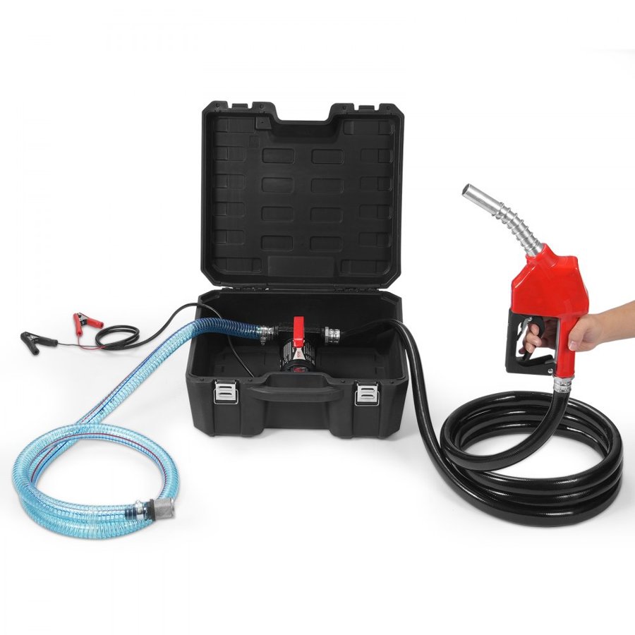 VEVOR 12V DC Electric Fuel Transfer Pump – 10 GPM, 1/4 HP