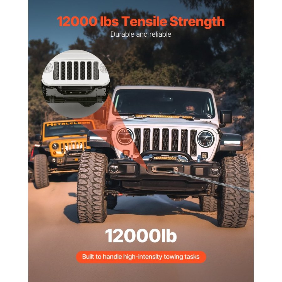 VEVOR Jeep Winch Mount – 12000 lbs, Custom Fit JL/JT Models