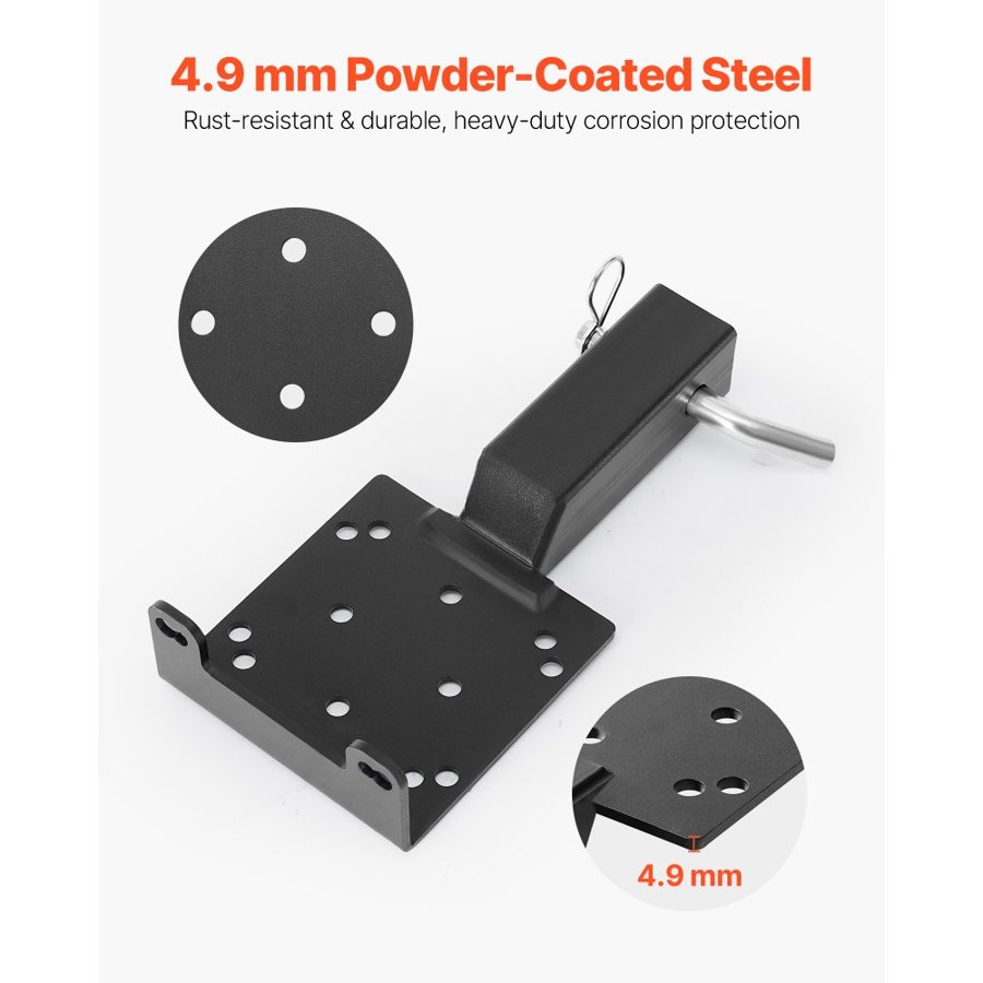 VEVOR 2" Receiver Winch Mount – 3600 Lbs, 5mm Thick Steel