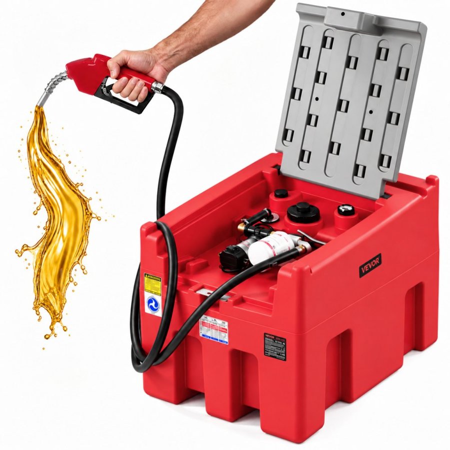 VEVOR Portable Fuel Tanks with Pump – 116-Gal Diesel & Gas