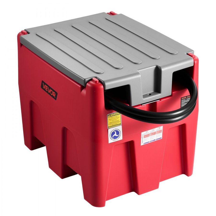 VEVOR Portable Diesel Fuel Transfer Tank – 58 Gal, 12V Pump