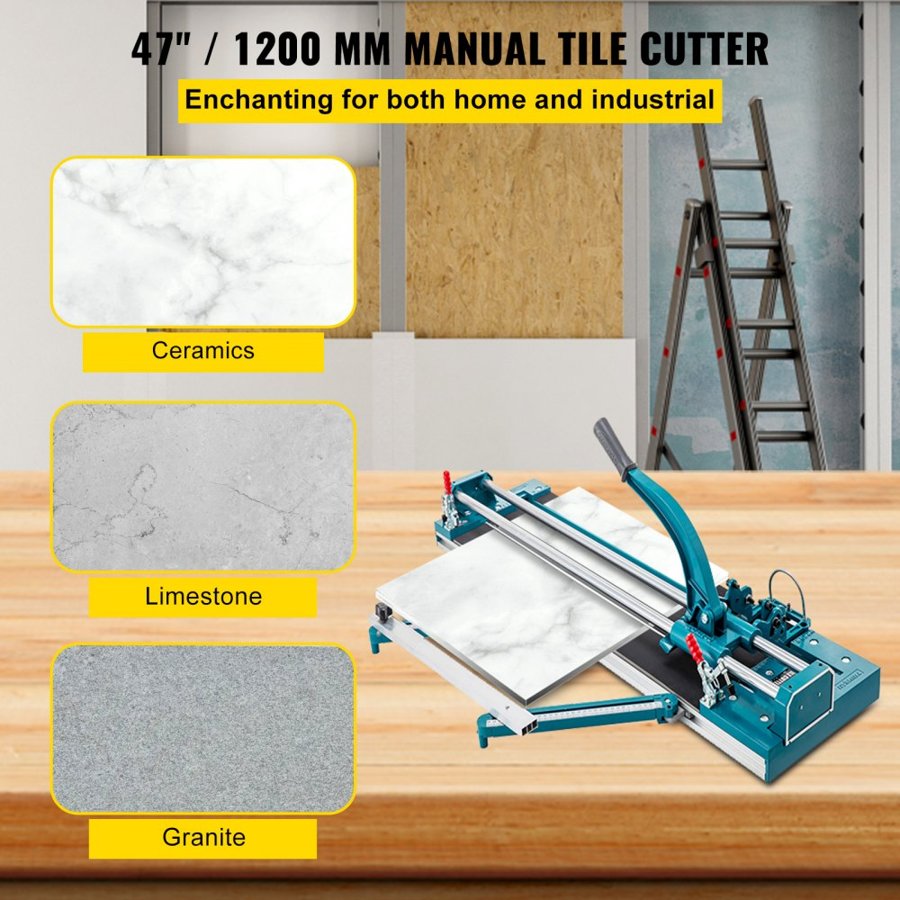 VEVOR Manual Tile Cutter Machine – 1200mm, Laser Guide