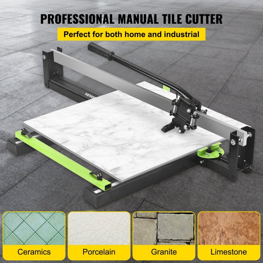 VEVOR Manual Ceramic Tile Cutter – 31" Cut, Laser Guide