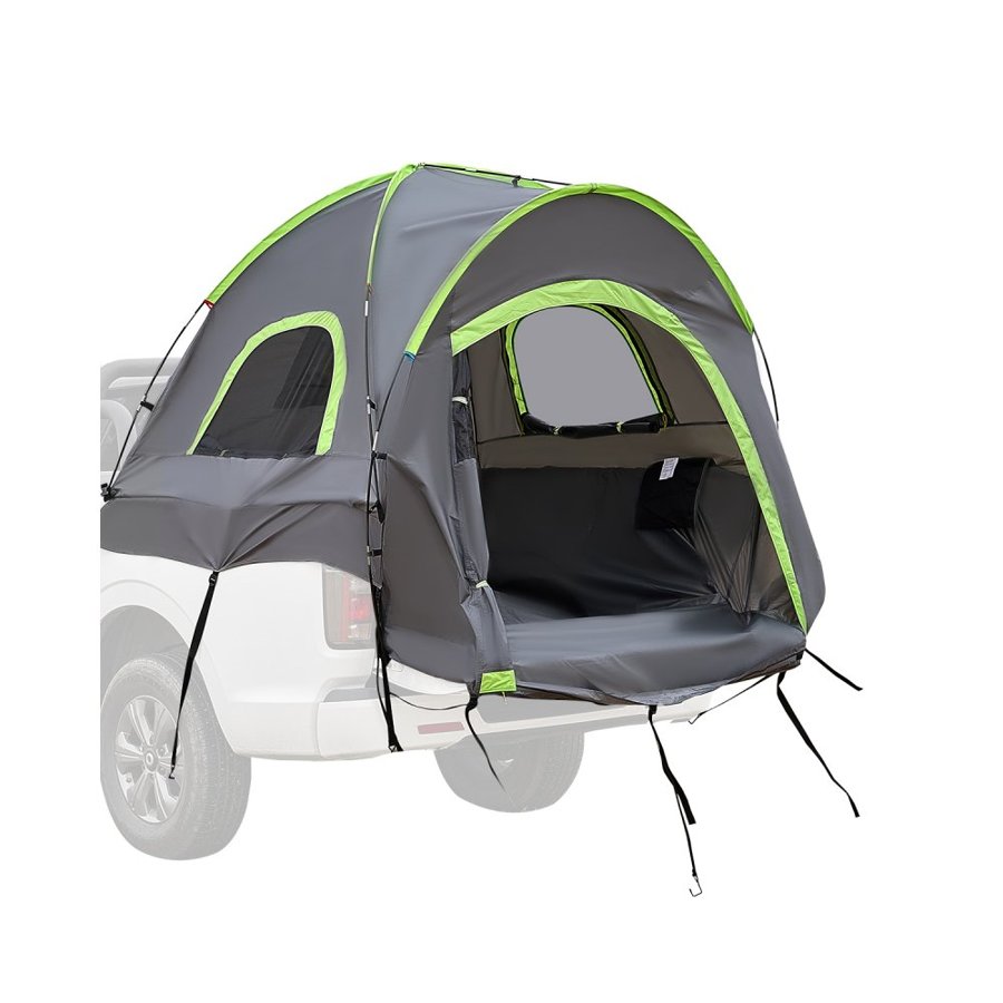 VEVOR Pickup Truck Tent, Fit 5.0-5.2 ft Truck Tents for Camping, Waterproof PU2000mm 2-3 Person Sleeping Truck Bed Tent with Double Layer Design Windows, Sturdy Truck Bed Camper Shell with Storage Bag