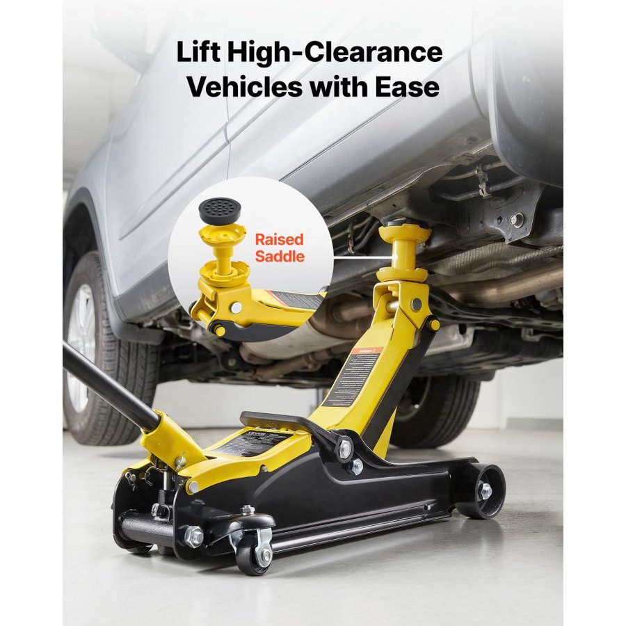 VEVOR 2.5 Ton Low Profile Floor Jack – 85–350 mm Range