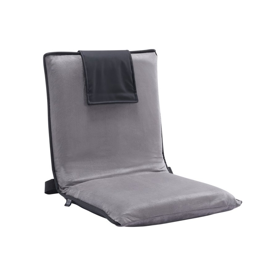 VEVOR Floor Chair, 6-Position Adjustable Meditation Chair with Back Support, Folding Sofa Chair for Reading TV Watching and Gaming, Portable Floor Seat Lounge Sofa Chair for Kids Teens Adults, Gray