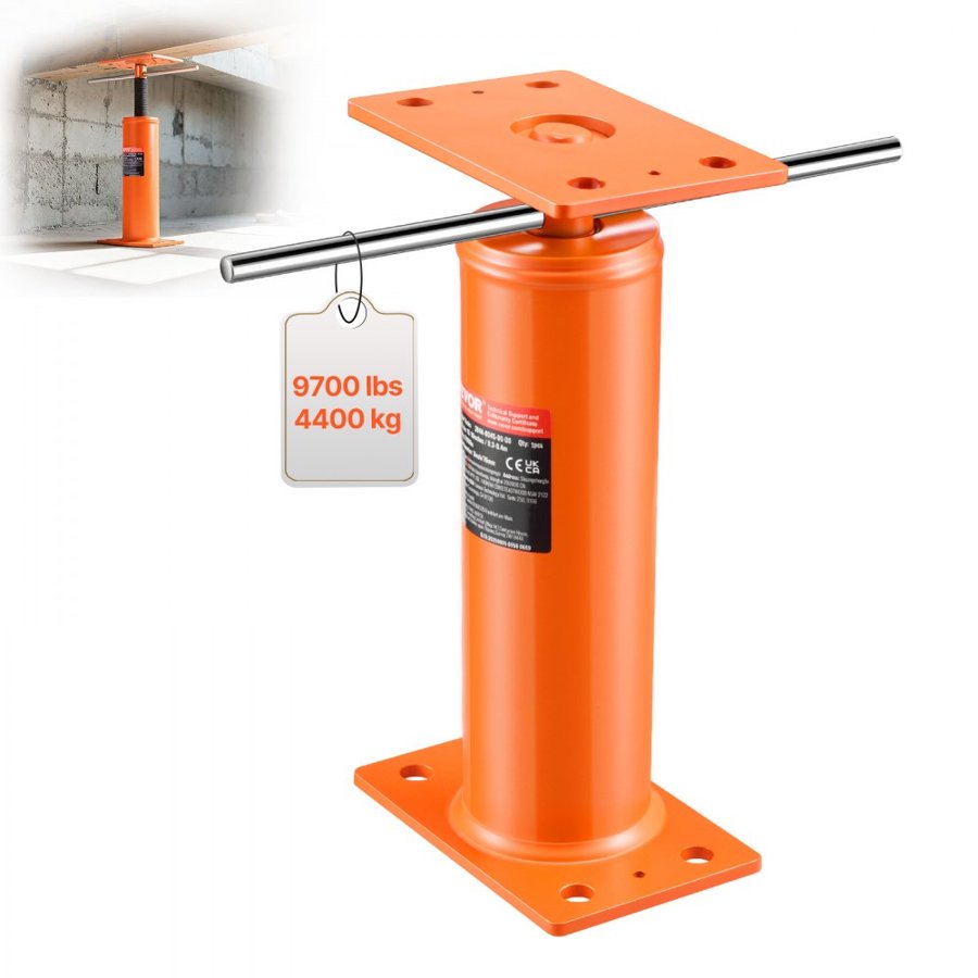 VEVOR Floor Jack for House – 9700 lbs, 12-16 in, Q235 Steel