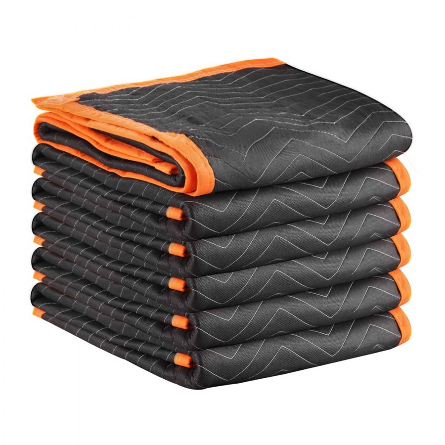 VEVOR Heavy Duty Moving Blankets – 72 x 40 inch, 6 Pcs