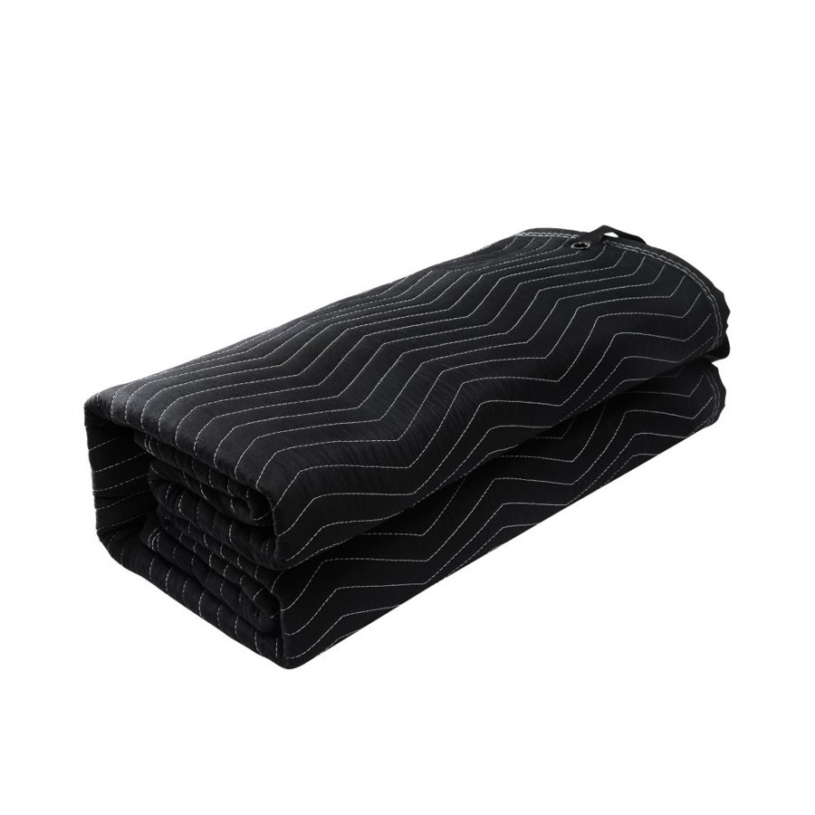 VEVOR Sound Dampening Blanket, 243.8 x 203.2 cm, Extra Large Studio Grommeted Soundproof Blanket with Grommets, Light Blocker for Door Acoustic Noise Blocking Blanket Studio Sound Absorption Sheet, Black