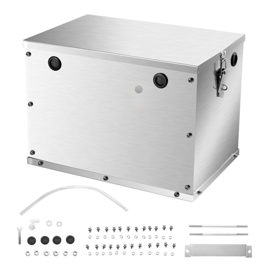VEVOR Aluminium Battery Box – Group 24/31, 12V–36V