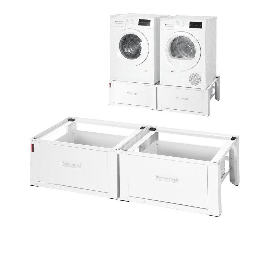 VEVOR Laundry Pedestal with Drawer – 11.4 in, 330 lb, 2 Pack