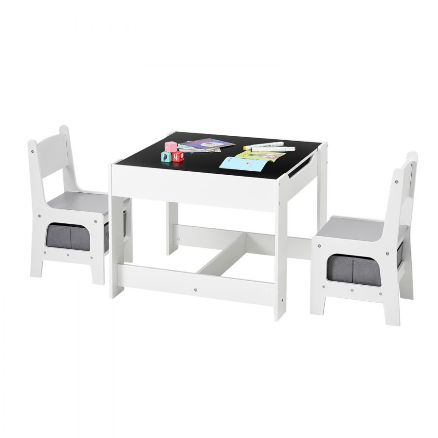 VEVOR Kids Table and Chair Sets – 110LBS, 24x24in, P2 Grade