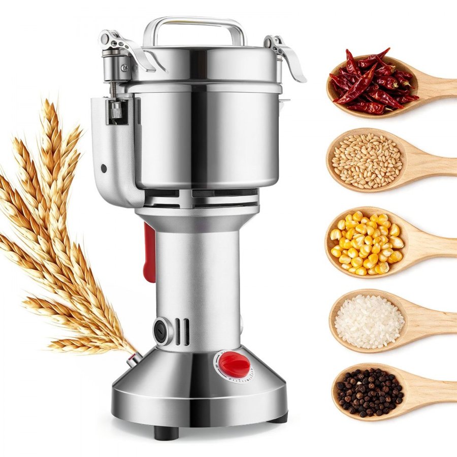VEVOR Dry Food Grinder Machine – 2000W, 750g, 30-300 Mesh