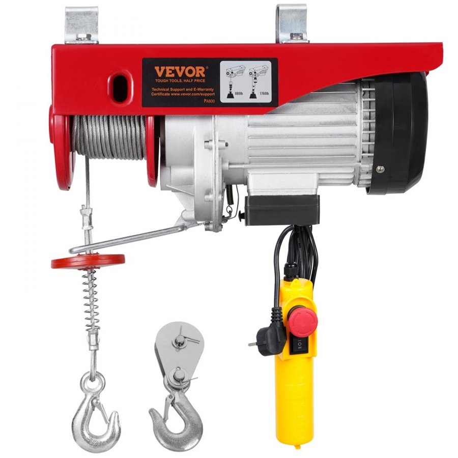 VEVOR Electric Garage Hoist – 1760 lbs, 14 ft Wired Remote
