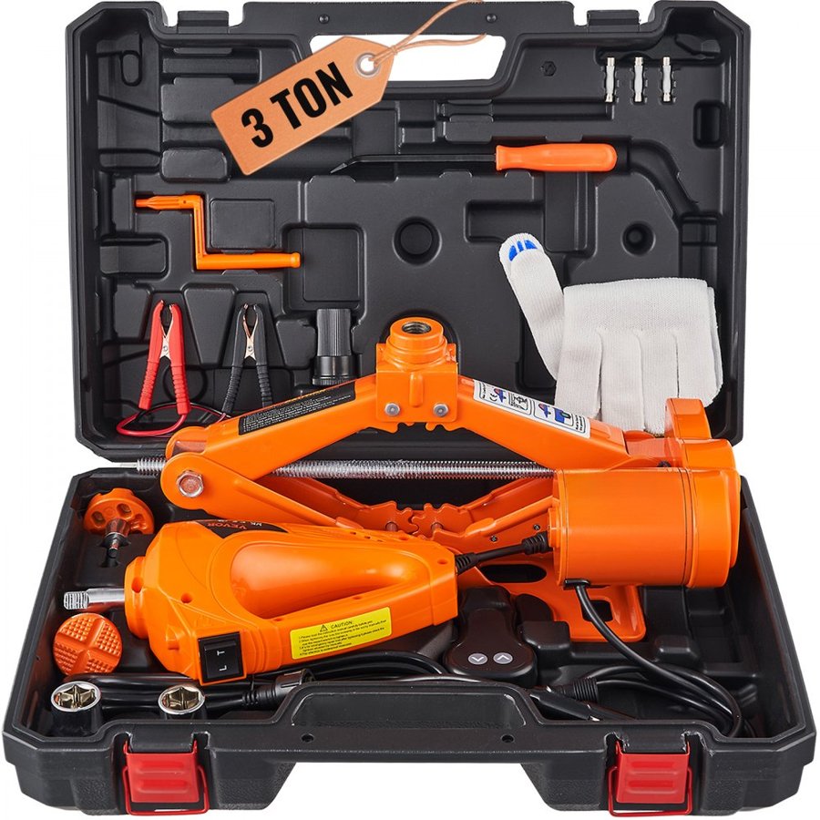 VEVOR 3 Ton Scissor Jack for Easy Car Lifting & Repairing