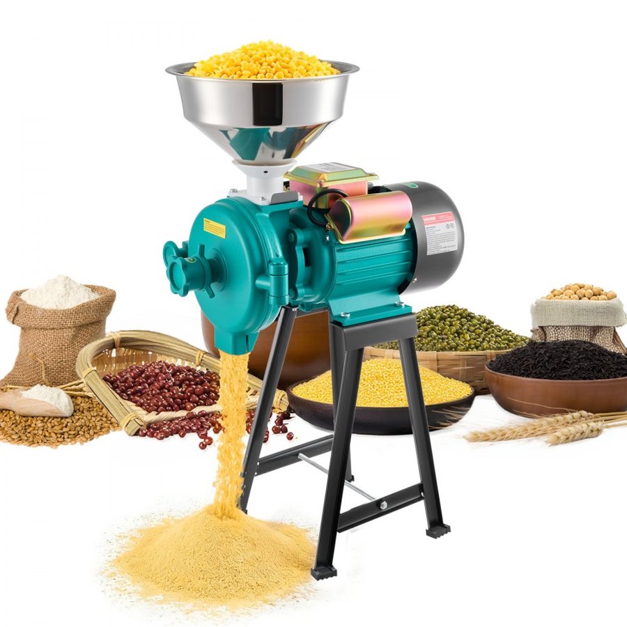VEVOR Corn Pulverizer Machine – 2200W, 50kg/Hour, 30-300Mesh