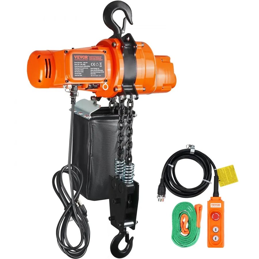 VEVOR Ceiling Mounted Electric Hoist – 2200 lbs, 10 ft Lift