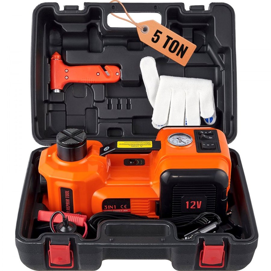VEVOR Electric Hydraulic Car Jack – 5 Ton, 12V, 11023 LBS