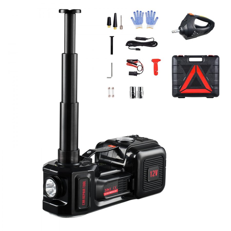 VEVOR Electric Car Jack Kit 5 Ton – 11000 LBS, 6.1–17.7 Inch
