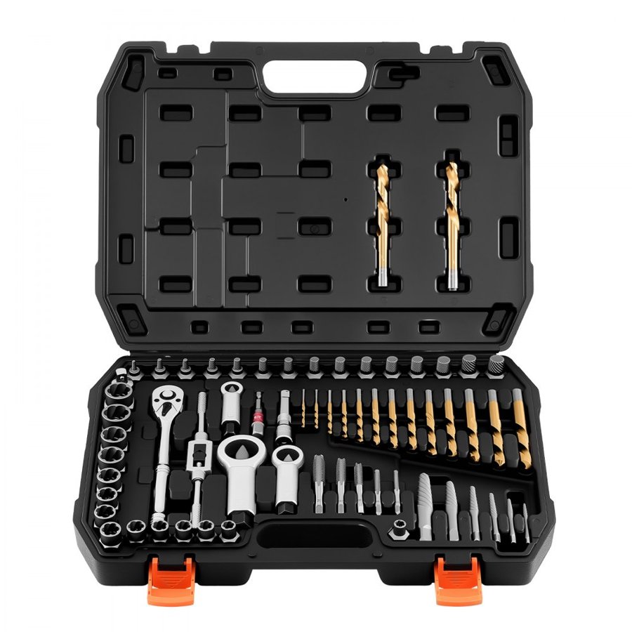 VEVOR Nut and Bolt Extractor Set – 63-Piece, Storage Case
