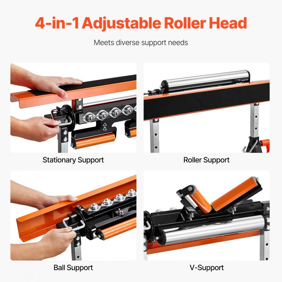 VEVOR Roller Stand for Table Saw – Adjustable & Heavy Duty