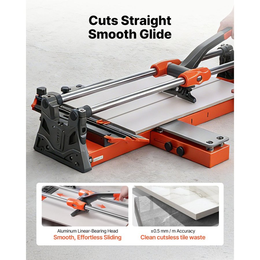 VEVOR Manual Tile Snap Cutter – 600 mm, 23.6 in Cut
