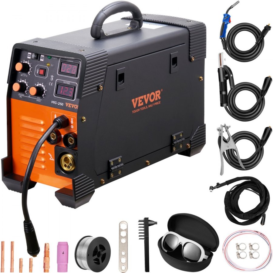 VEVOR Electric Arc Welding Machine - 250A, 220V, 3-in-1