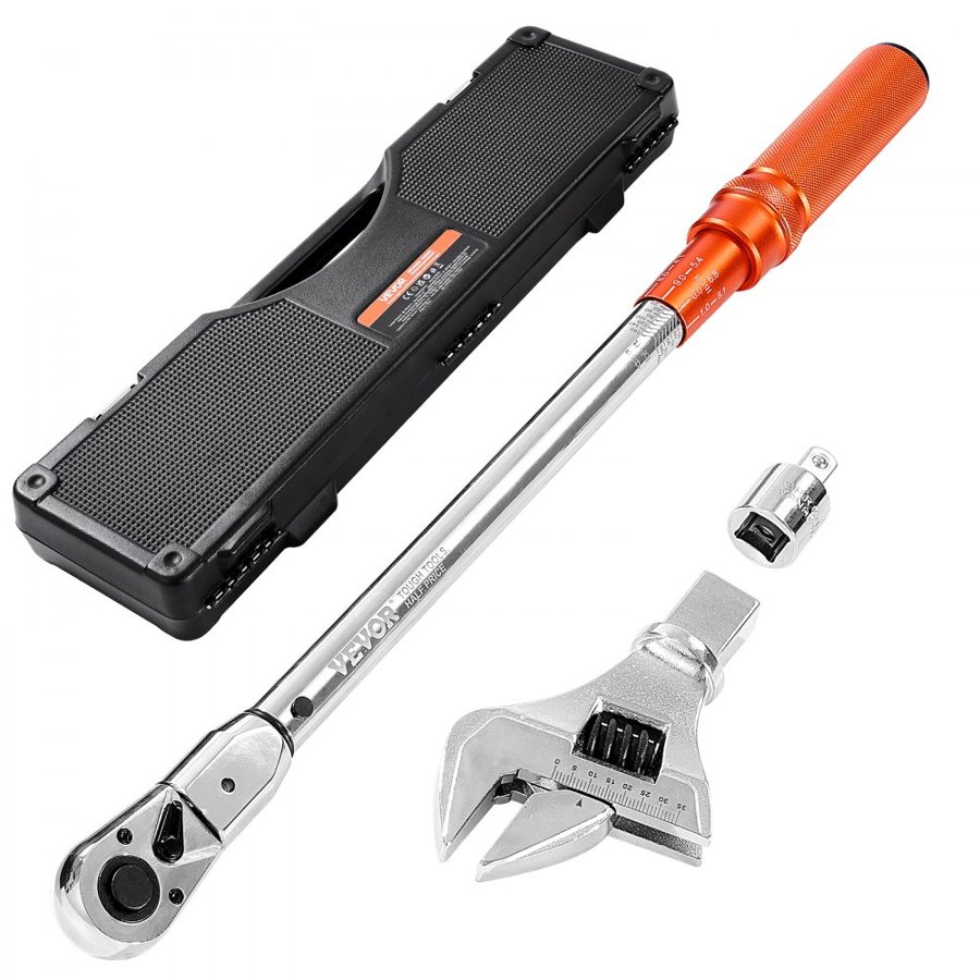 VEVOR Adjustable Click Type Torque Wrench – 20-160 lbf-ft