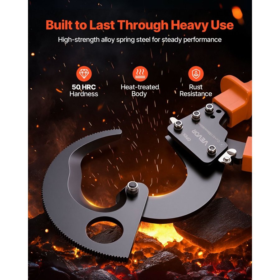VEVOR Ratcheting Cable Cutter – 800 MCM / 400 mm² Capacity