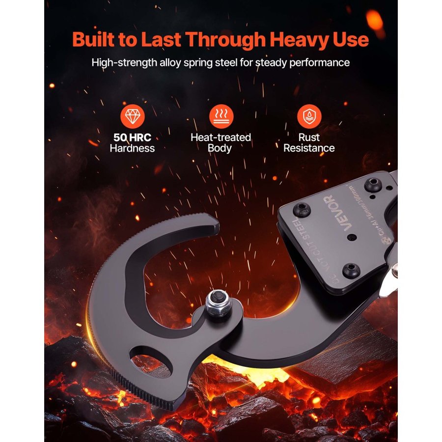 VEVOR Ratchet Cable Cutter – 600 MCM, 1000V, Spring Steel