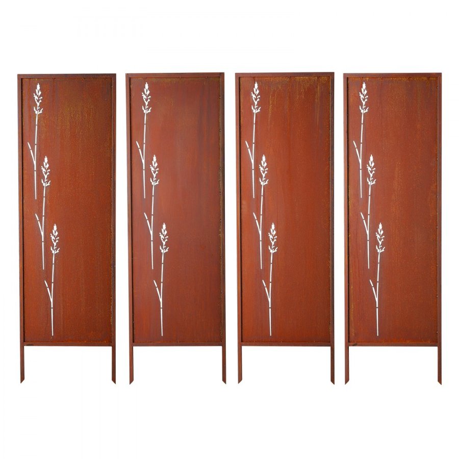 VEVOR Metal Privacy Screen with Stakes – 50x160cm, HA-SS-16