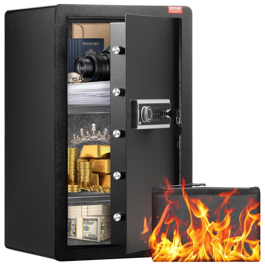VEVOR Digital Electronic Safe Box – 4.0 cu.ft. 5 Solid Bolts