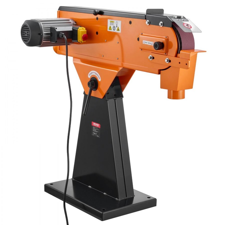 VEVOR Belt Grinder Sander – 76mm x 2007mm, 0°– 45° Angle