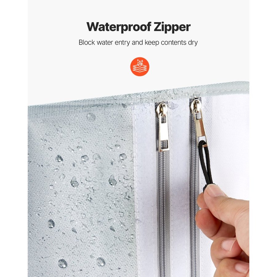 VEVOR Fireproof and Waterproof Document Bag – 14.96"x11.10"