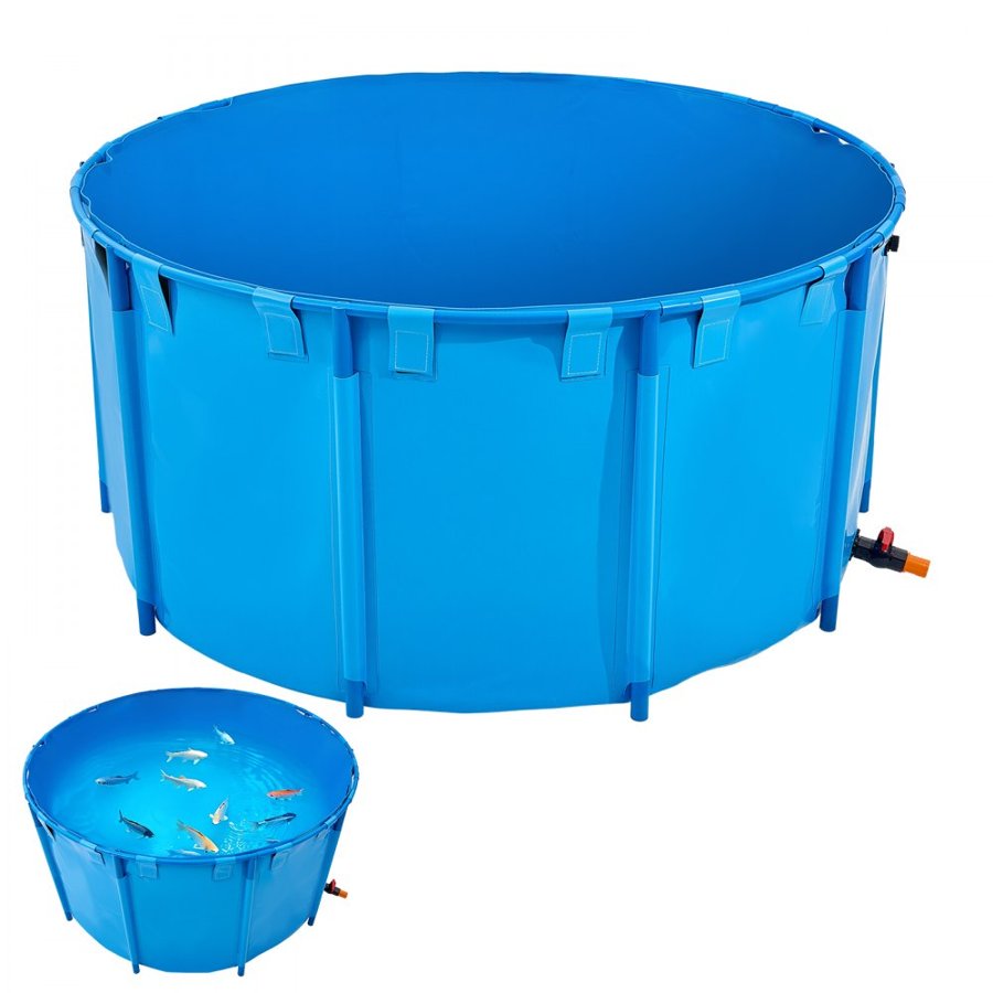 VEVOR Above Ground Fish Pond For Sale – 78.7 x 78.7 x 39.4In