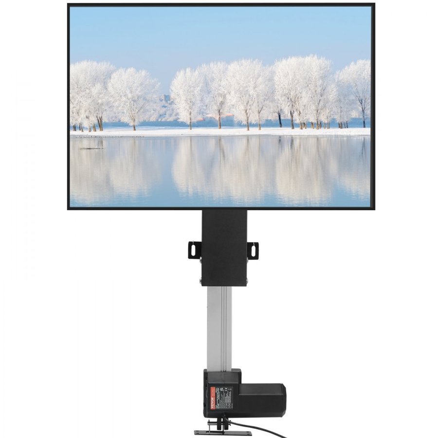 VEVOR Motorized TV Lift Stroke Length 71.1 cm Motorized TV Mount Fit for 66–144.8 cm TV Lift with Remote Control Height Adjustable 71.1 cm Load Capacity 59.9 kg