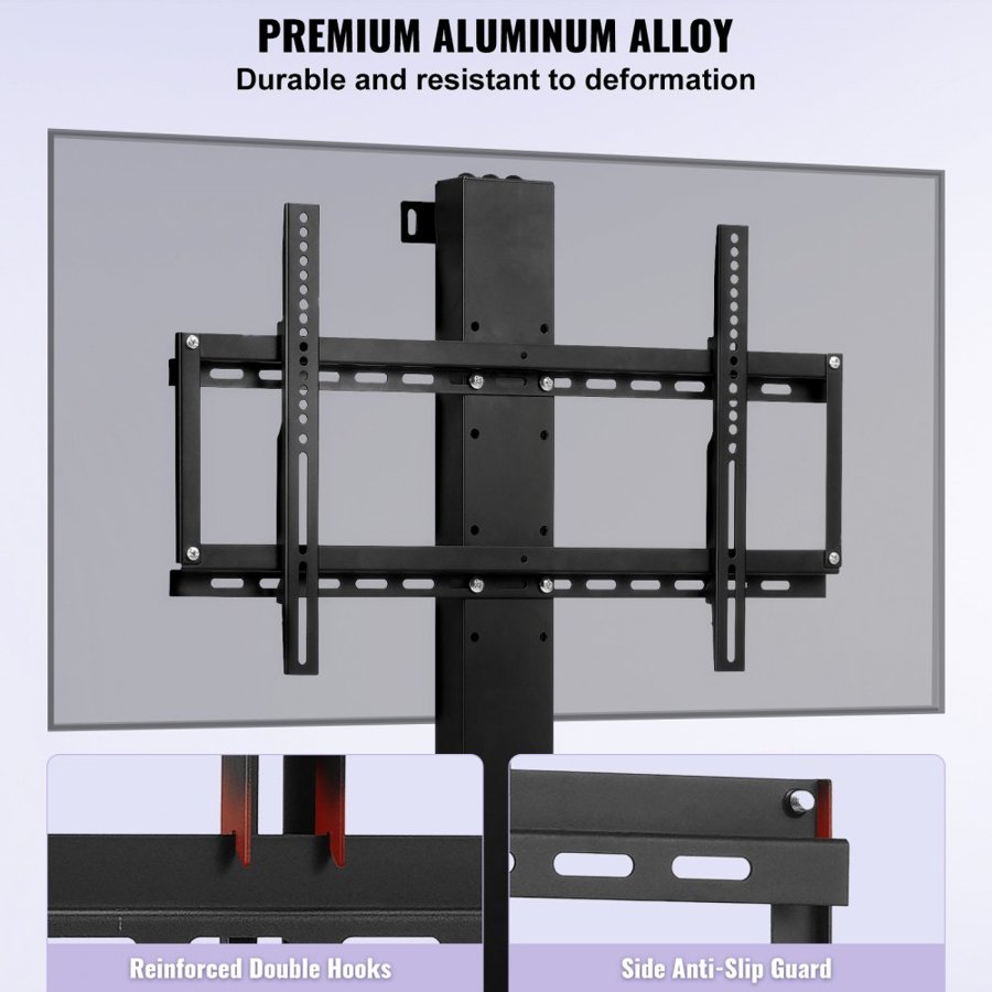 VEVOR TV Lift Stand Motorized TV auto Lift Mount Bracket for 66–152.4 cm Flat Screen LCD/LED/OLED Plasma TVs Heavy Duty Electric TV Mount Motorised TV Lift