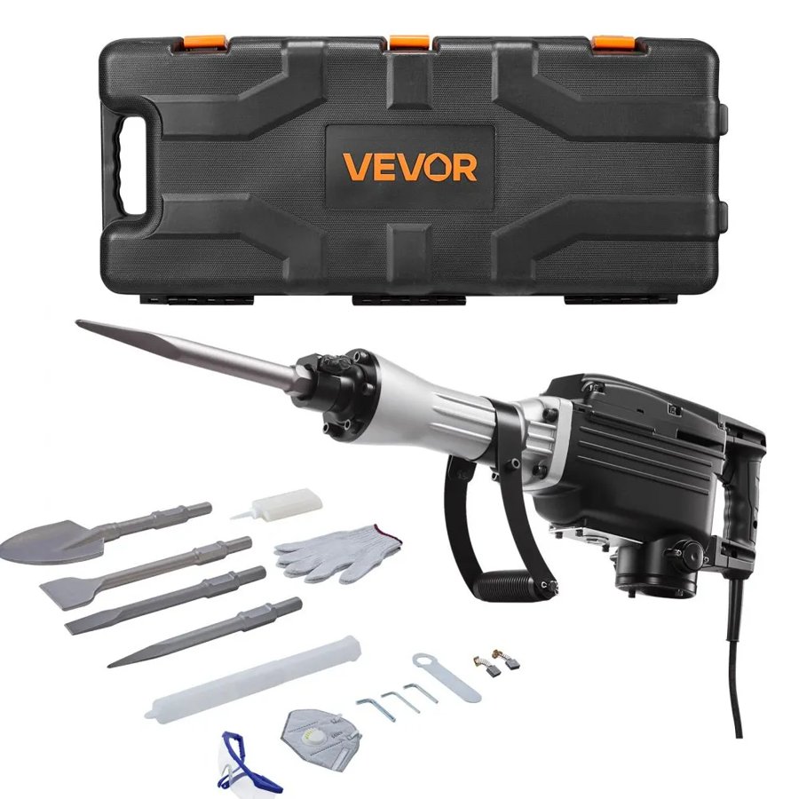 VEVOR Electric Demolition Jack Hammer Concrete Breaker – 45J