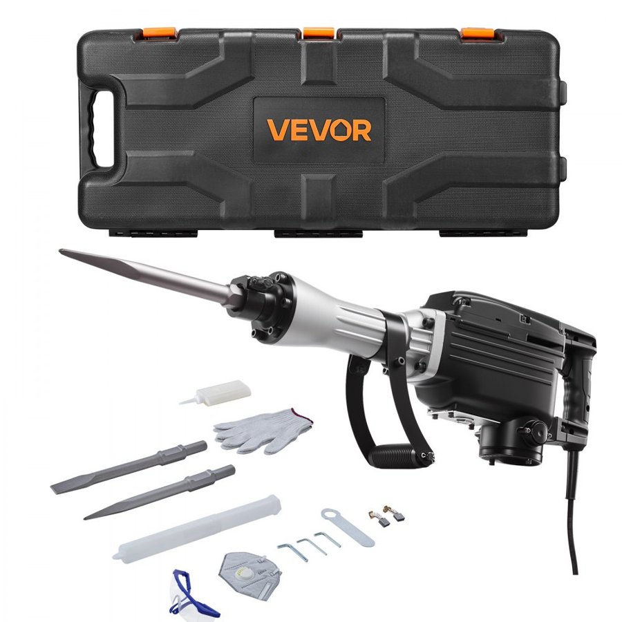 VEVOR Heavy Duty Electric Demolition Jack Hammer – 2800W