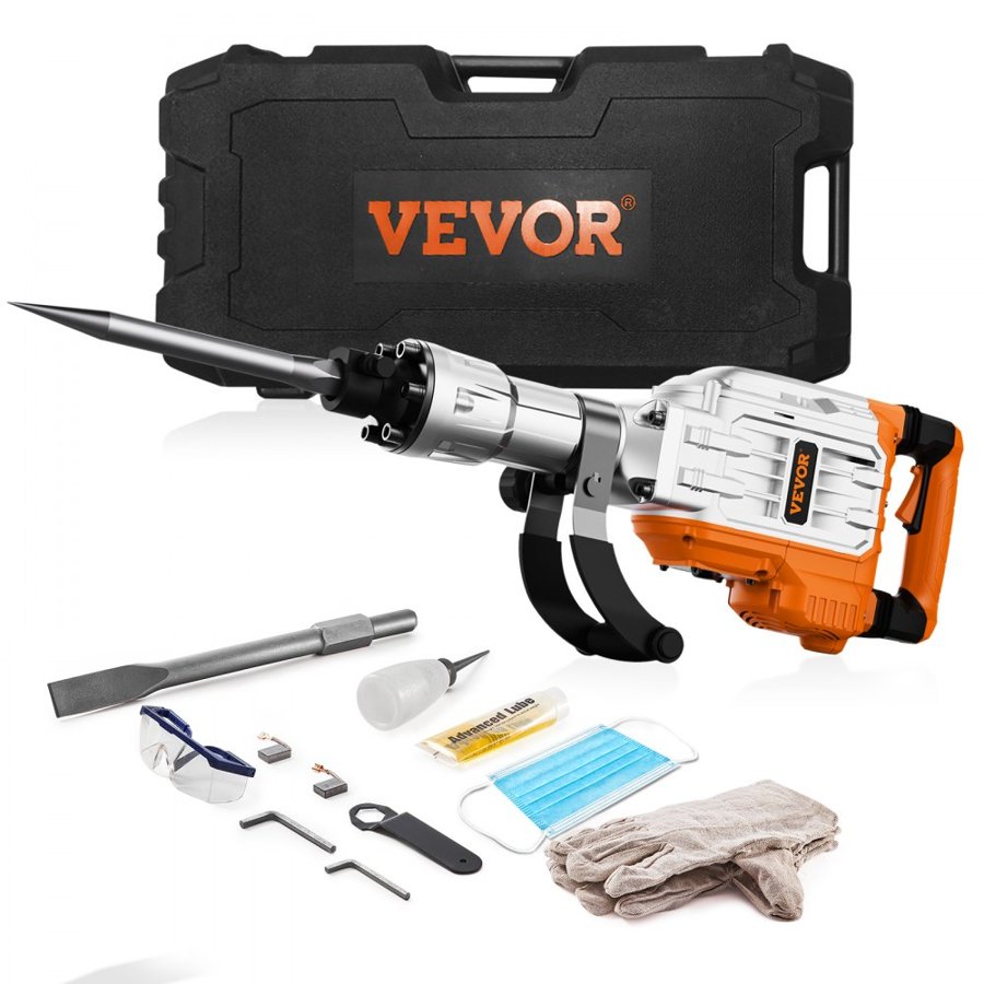 VEVOR Electric Chisel Hammer - 3500W, 60J, 2 Bits, 110V