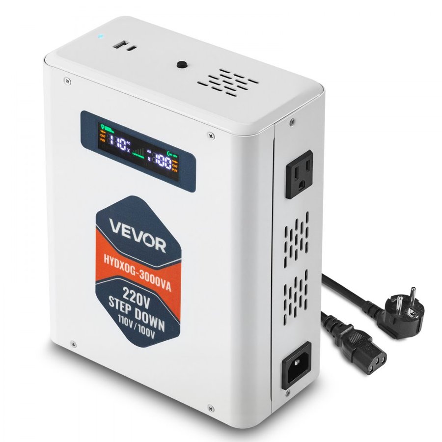 VEVOR Step Down Voltage Converter 220V to 110V –  3000VA