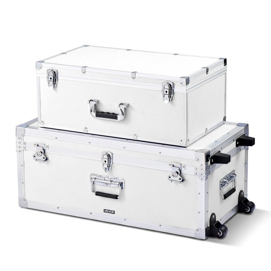 VEVOR Wooden Storage Trunks – Set of 2, 600 lbs Load