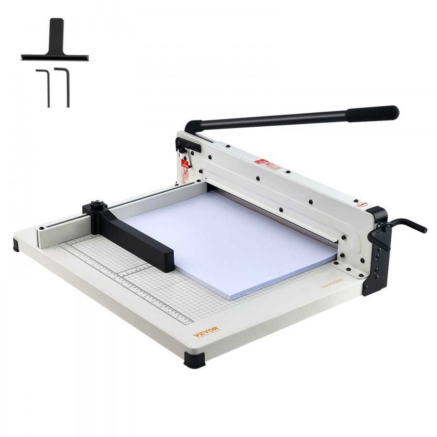 VEVOR Paper Cutter 43.2 cm A3 Guillotine Paper Trimmer 400 Sheet Capacity Metal Base