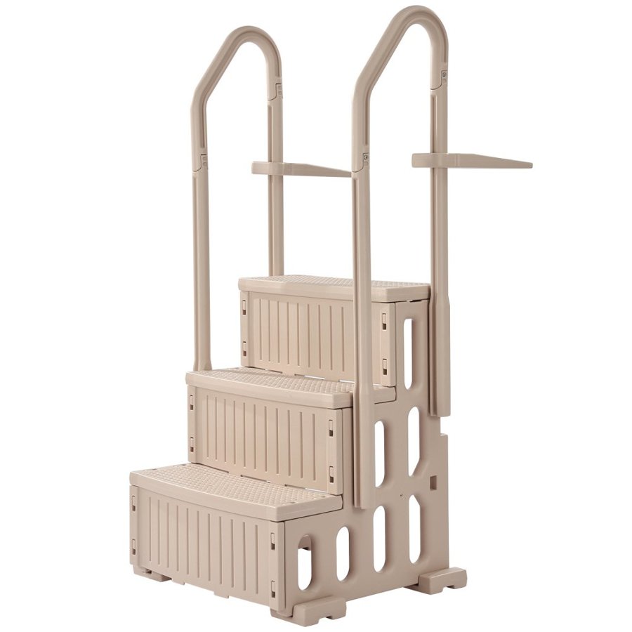 VEVOR Swimming Pool Stair — 3-Step Double Handrails Ladder