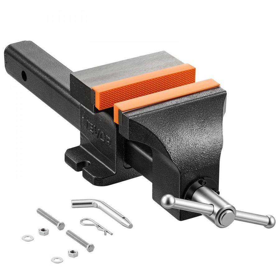 VEVOR Truck Hitch Vise – 150 mm Jaw, 25 kN, Ductile Iron